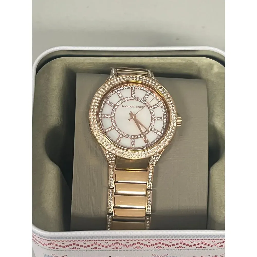 Michael Kors MK3313 Rose Gold Crystal Women’s Watch